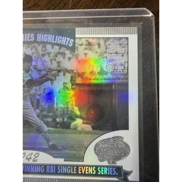 STAN MUSIAL 2003 Topps World Series Highlights St. Louis Cardinals #WSA-SM Error - Picture 2 of 7